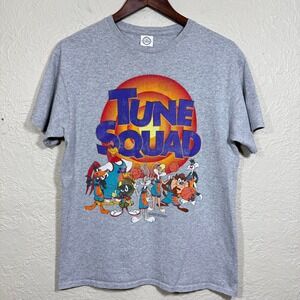 Vtg 90s Space Jam Tune Squad Graphic Tee T-Shirt M Delta Pro Weight Looney Tunes